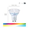 Inteligentna żarówka LED WIZ 929003772333 4.7W GU10 (3 szt.) Komunikacja WiFi