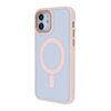 Etui TECTO SHIELD Satin Elegant Mag do Apple iPhone 12/12 Pro Przezroczysto-różowy Seria telefonu iPhone