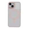 Etui TECTO SHIELD Satin Elegant Mag do Apple iPhone 13 Przezroczysto-różowy