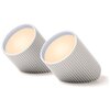 Lampka LEXON Ray Light Aluminium (2 szt.) Materiał Silikon