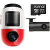 Wideorejestrator 70MAI X800 4K Omni Set Czerwony + kamera tylna 70MAI RC14 + karta 70mai SD 128GB