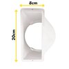 Adapter MISSION AIR do rury klimatyzatora przenośnego prostokątne zakończenie średnica 15 cm Rodzaj Adapter