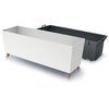 Donica PROSPERPLAST Urbi Case (77 x 23.5 x 30 cm) Biały Materiał Tworzywo sztuczne