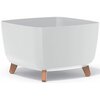 Doniczka PROSPERPLAST Gracia Square DGQL400-S449 25L Biały