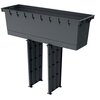Donica PROSPERPLAST Urbi Case Tower (77 x 23.5 x 68.5 cm) Brązowy Materiał Tworzywo sztuczne