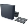 Donica PROSPERPLAST Urbi Case Tower (77 x 23.5 x 68.5 cm) Antracytowy Obróbka Tworzywo sztuczne