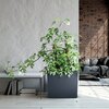 Donica PROSPERPLAST Urbi Case Tower (77 x 23.5 x 68.5 cm) Antracytowy Materiał Tworzywo sztuczne