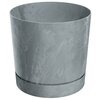 Donica PROSPERPLAST Tubo P Beton Effect (17.8 x 17.5 cm) Szary