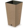 Doniczka PROSPERPLAST Furu Square Eco Wood DFSH240W-S4665W 19L Beżowy