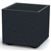 Donica PROSPERPLAST Sierra Square Beton Effect DSI400E Czarny