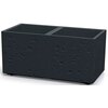 Donica PROSPERPLAST Sierra Square Beton Effect DSI800E Czarny