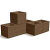 Donica PROSPERPLAST Madera Case ECO Wood DMA600W Naturo Obróbka Materiał odporny na warunki atmosferyczne