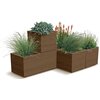 Donica PROSPERPLAST Madera Case ECO Wood DMA600W Naturo Załączone wyposażenie Brak