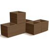 Donica PROSPERPLAST Madera Case ECO Wood DMA800W Naturo Obróbka Materiał odporny na warunki atmosferyczne