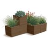 Donica PROSPERPLAST Madera Case ECO Wood DMA800W Naturo Załączone wyposażenie Brak