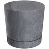 Donica PROSPERPLAST Tubo P (19.9 x 19.6 cm) 4.6L Ciemnoszary