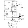 Bateria umywalkowa GROHE BauEdge L 23760000 Chrom Bateria termostatyczna Nie
