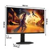 Monitor AOC 25G4SXU 24.5" 1920x1080px IPS 310Hz 0.3 ms [MPRT] Częstotliwość odświeżania obrazu [Hz] 310