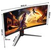 Monitor AOC CU34G4 34" 3440x1440px 180Hz 0.5 ms [MPRT] Curved Częstotliwość odświeżania obrazu [Hz] 180