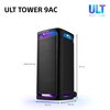 Power Audio SONY ULT Tower 9 AC Karaoke Czarny Typ kolumn Głośnik niskotonowy