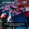 Power Audio SONY ULT Tower 9 AC Karaoke Czarny Wi-Fi Nie