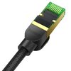 Kabel RJ-45 - RJ-45 BASEUS B0013320C111-06 8m Kształt kabla Okrągły