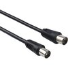 Kabel antenowy gniazdo - wtyk TECHNISAT 1.5 m Czarny