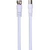 Kabel antenowy gniazdo - wtyk TECHNISAT 1.5 m Biały Średnica żyły wewnętrznej [mm] 1.02