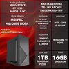 Komputer XQUANTUM XQI5R16S1TB-XI21WH i5-12400F 16GB RAM 1TB SSD GeForce GT1030 Wi-Fi Windows 11 Home Procesor Intel Core i5-12400F