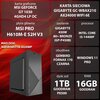 Komputer XQUANTUM XQI5R16S1TB-XI20WP i5-14400F 16GB RAM 1TB SSD GeForce GT710 Wi-Fi Windows 11 Professional Procesor Intel Core i5-14400F