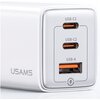 Ładowarka sieciowa USAMS US-CC180 65W Gan Fast Charging Biały Szerokość [mm] 37.6