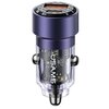 Ładowarka samochodowa USAMS C39 60W Fast Charge Fioletowy