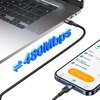 Kabel USB-C - USB-C USAMS SJ724USBSG01 60W 1.2m Czarny Długość [m] 1.2