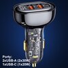 Ładowarka samochodowa USAMS US-CC159 80W Fast Charge Czarny Moc wyjściowa [mA] 2500