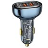 Ładowarka samochodowa USAMS US-CC159 80W Fast Charge Niebieski
