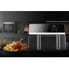 Air Fryer Frytkownica beztłuszczowa ELDOM FR200 Fritela 9l z podwójnym koszem Kształt koszyka Prostokątny