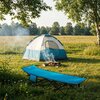 Łóżko turystyczne NILS CAMP NC2701 Z daszkiem Nie