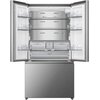 Lodówka HISENSE RF815N4SESE Side by Side No Frost 178.5cm Inox Liczba półek 3