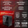 Komputer MAD DOG ENDORFY500AIR-A08DB32V2 R7-7800X3D 32GB RAM 1TB SSD GeForce RTX4060 DLSS 3 Wi-Fi Procesor AMD Ryzen 7 7800X3D