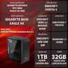 Komputer MAD DOG ENDORFY500AIR-A08WB32WHV2 R7-7800X3D 32GB RAM 1TB SSD GeForce RTX4060 DLSS 3 Wi-Fi Windows 11 Home Procesor AMD Ryzen 7 7800X3D