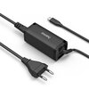 Zasilacz do laptopa HAMA USB-C PD 5-20V/65W Czarny Maksymalne napięcie wyjściowe [V] 20