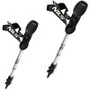 Kijki trekkingowe NILS TK8602 (65 - 135 cm) Srebrny Składane Tak