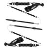 Kijki trekkingowe NILS TK8603 (38.5 - 135 cm) Czarny Składane Tak
