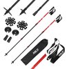 Kijki trekkingowe NILS TK8601 (65 - 135 cm) Czerwony System anti-shock Nie
