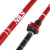 Kijki trekkingowe NILS TK8601 (65 - 135 cm) Czerwony Materiał wykonania Aluminium