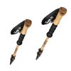 Kijki trekkingowe NILS TK8606 Czarno-brązowy (62- 135 cm) Składane Tak