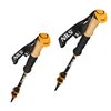 Kijki trekkingowe NILS TK8605 (65 - 135 cm) Czarno-pomarańczowy System anti-shock Nie