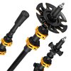Kijki trekkingowe NILS TK8605 (65 - 135 cm) Czarno-pomarańczowy Liczba segmentów 3