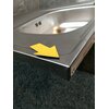 Zlewozmywak jednokomorowy z ociekaczem FRANKE Daria DSL 711-80 103.0205.563 Len 60x80 Głębokość komory 1 130 mm