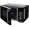 Kuchenka mikrofalowa AMICA AMMF23E1GFB 1250W beztalerzowa pojemność 23L FullFlat Czarny Grill Tak
